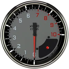 Autocross Gray 5" Tachometer Gauge (10K) image 1