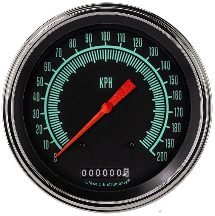 G/Stock 5" Speedometer Gauge (200 KPH)