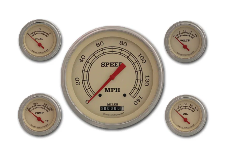 Vintage Series Five Gauge Set