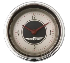 American Nickel 2-1/8" Clock W/Reset image 1
