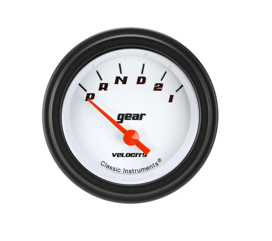 Velocity White 2-1/8" Gear Indicator