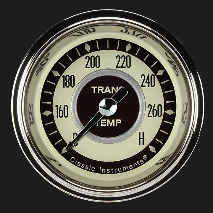 Nostalgia VT 2-1/8" Transmission Temperature Gauge
