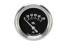 Hot Rod 2-5/8" Oil Pressure Gauge image 1