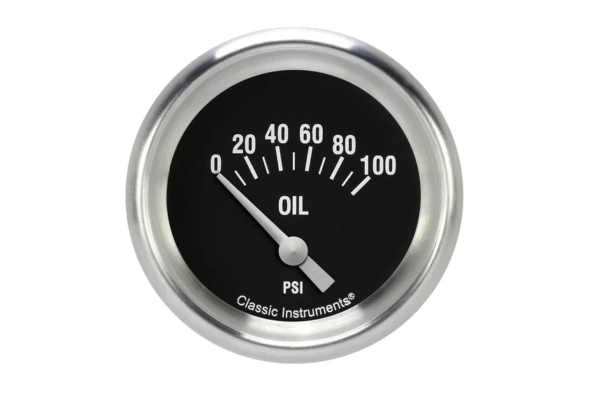 Hot Rod 2-5/8" Oil Pressure Gauge