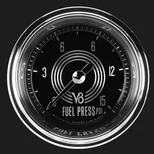 V8 Speedster 2-1/8" Fuel Pressure Gauge (15 PSI) image 1