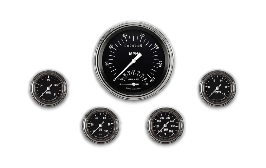 Hot Rod Five Gauge Set