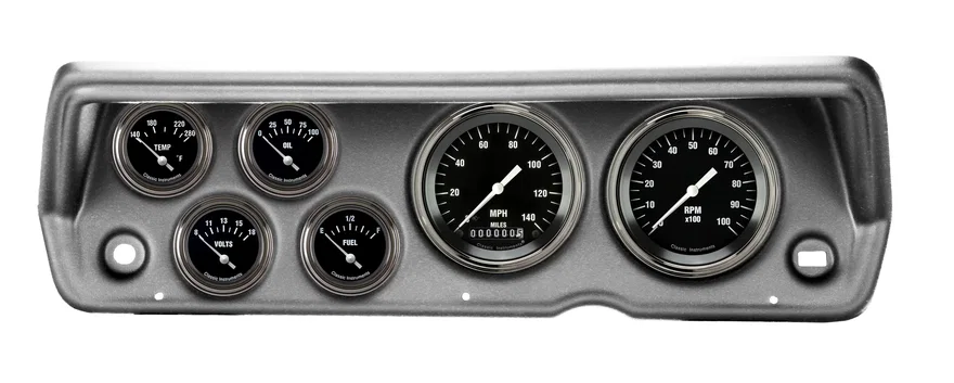 1970-76 Duster Hot Rod Six Gauge Set Mopar