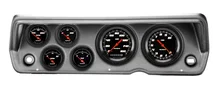 1970-76 Duster Velocity Black Six Gauge Set Mopar image 1