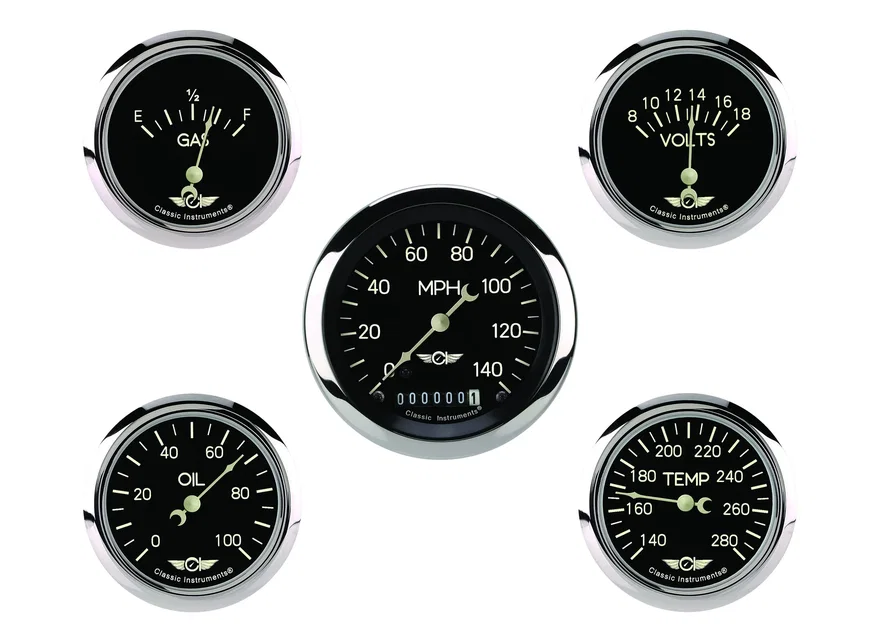 Series Five Gauge Set, 3-3/8"