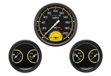 AutoCross Yellow 5" SpeedTach with Two 3" Gauges image 1