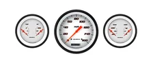 Velocity White Three Gauge Set image 1