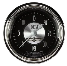 All American Tradition 2-1/8" Boost Gauge (30 PSI) image 1
