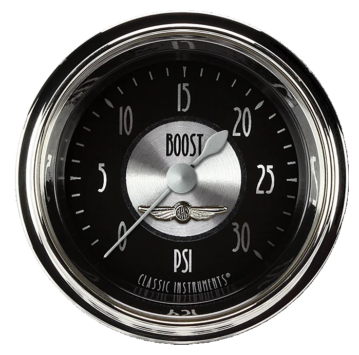 All American Tradition 2-1/8" Boost Gauge (30 PSI)