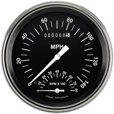 Hot Rod 5" Speedtachular Speedometer Gauge image 1