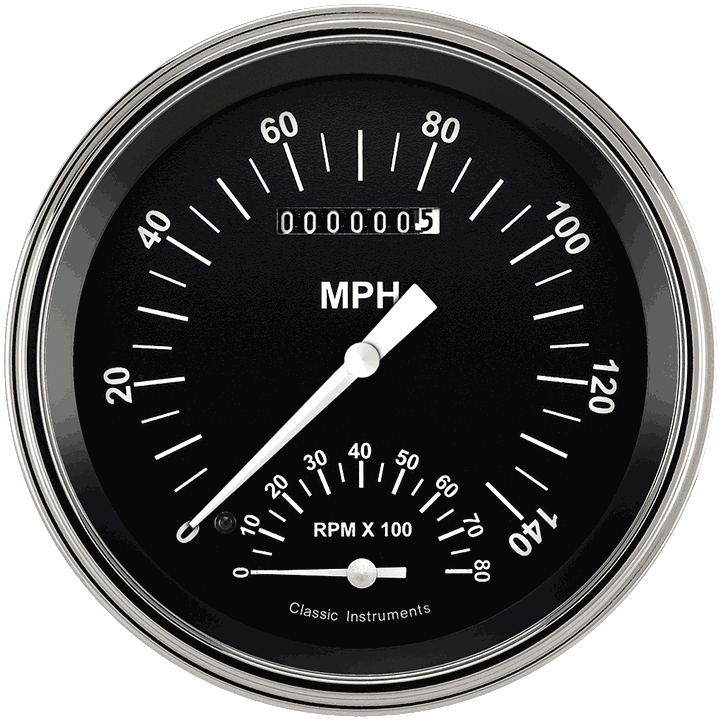 Hot Rod 5" Speedtachular Speedometer Gauge