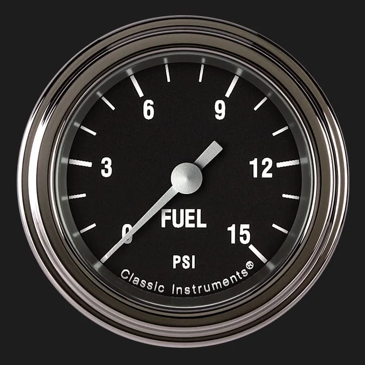 Hot Rod 2-1/8" Fuel Pressure Gauge (15 PSI)