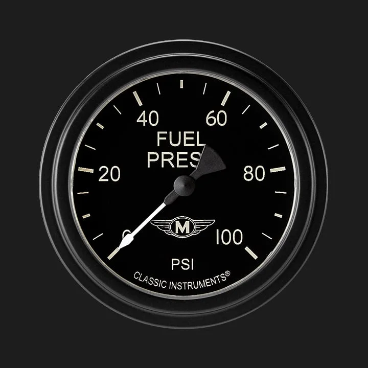 Moal Bomber 2-5/8" Fuel Pressure Gauge (100 PSI)