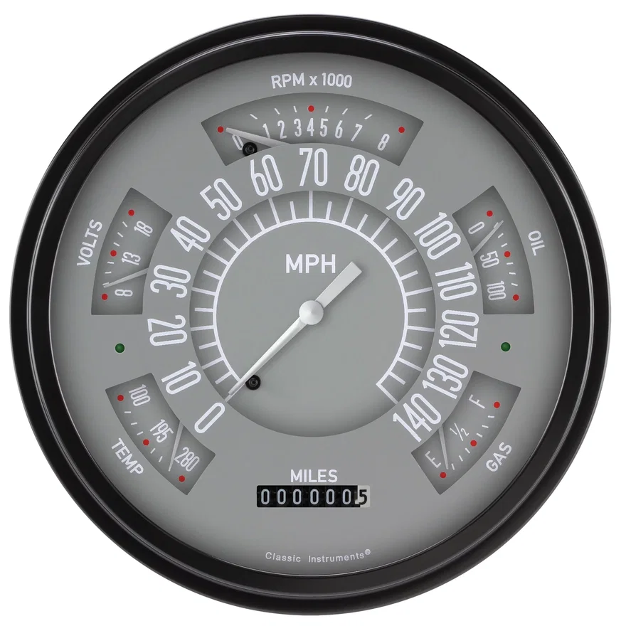 1966-77 Bronco Gray Gauge Package