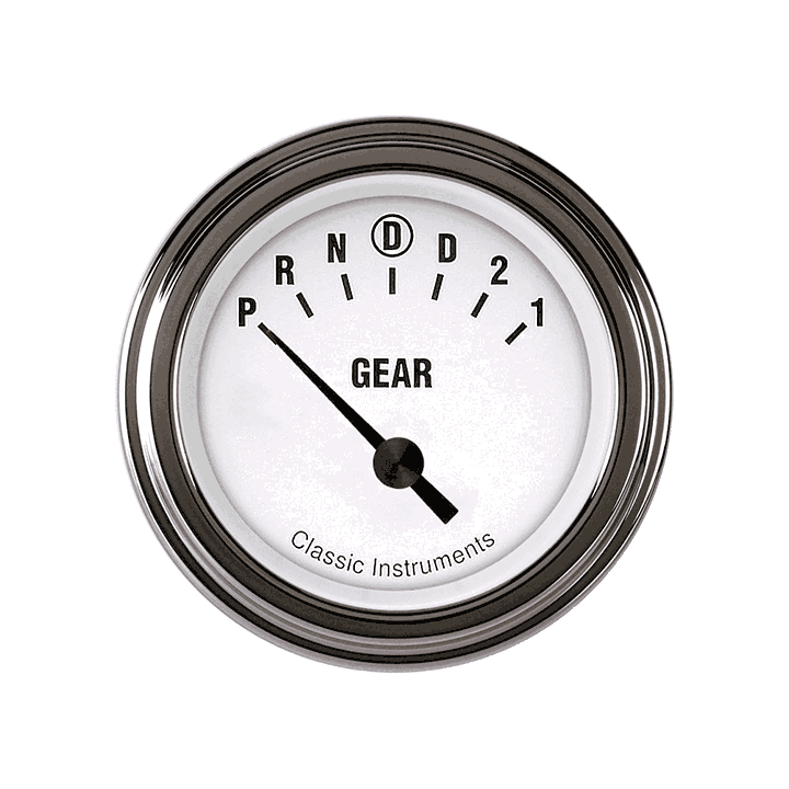 White Hot 2-1/8" Gear Indicator