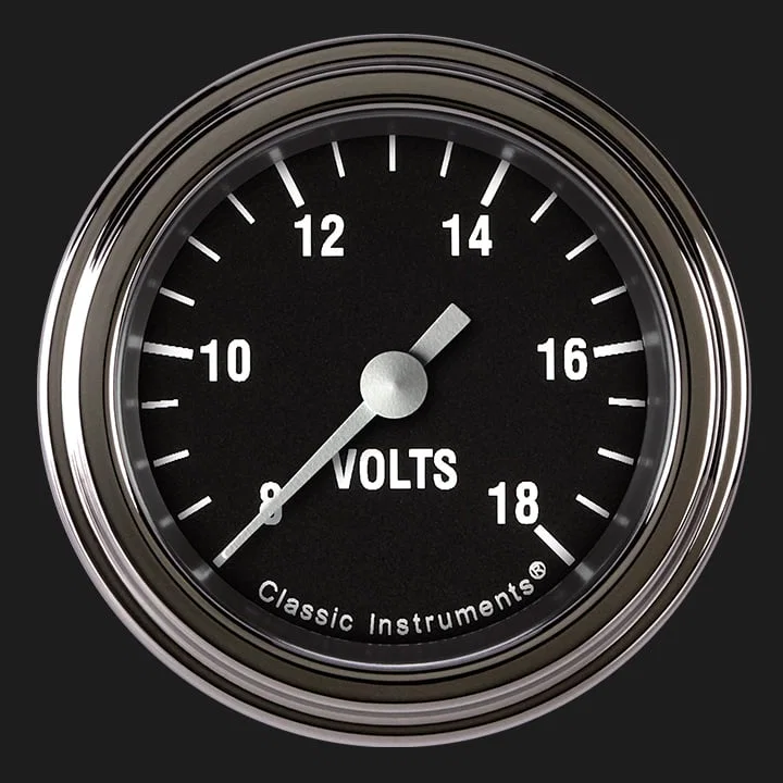 Hot Rod 2-1/8" Volt Gauge