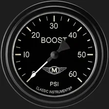 Moal Bomber 2-5/8" Boost Gauge (60 PSI) image 1