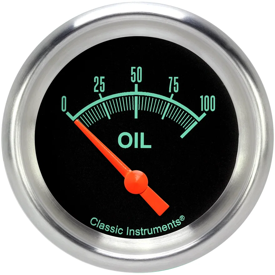 G/Stock 2-5/8" Oil Pressure Electric Gauge (100 PSI)