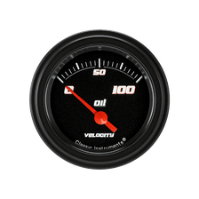Velocity Black 2-1/8" Oil Pressure image 1