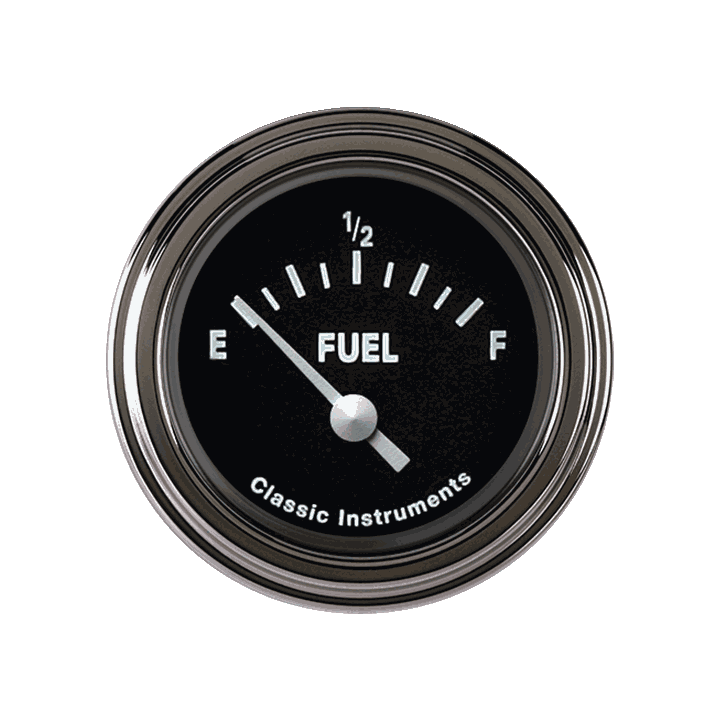 Tetra Series, Black Fuel Level Gauge (240-33 Ohm)