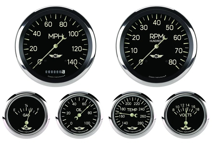 Series Six Gauge Set, 4-5/8"