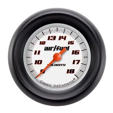 Velocity White 2-1/8" Air Fuel Ratio Gauge image 1