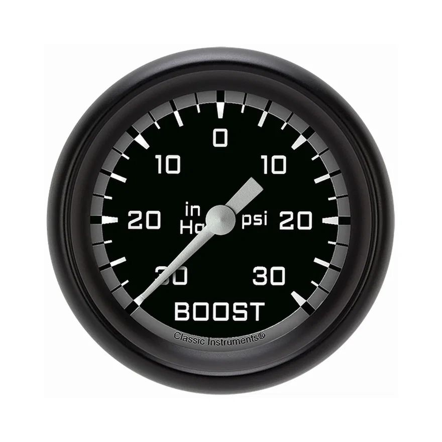Autocross Gray 2-5/8" Boost/Vacuum Gauge