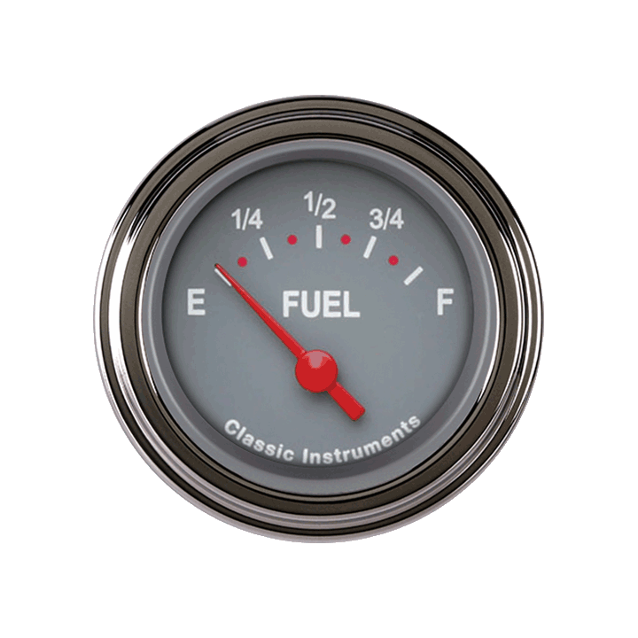 Tetra Series, Gray Fuel Level Gauge (240-33 Ohm)