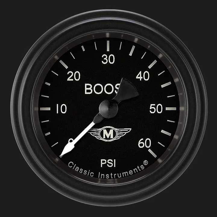 Moal Bomber 2-1/8" Boost Gauge (60 PSI)