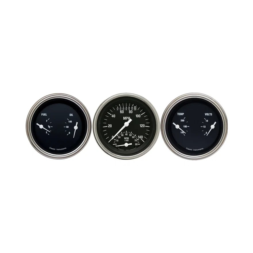Hot Rod 3" Ultimate with Two 3" Gauges GM