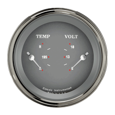 SG Series 3-3/8" Temperature & Volt Dual Gauge image 1