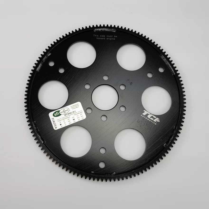 Chrysler 6-Hole Crank Engine to Small Pattern GM Transmission Adapter Flexplate