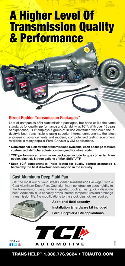 700R4 Street Rodder Transmission Package for Chevrolet V8