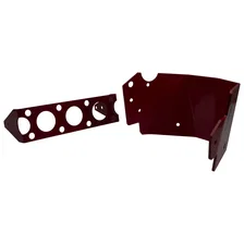 Red Powerglide Aluminum Transmission Shield image 2