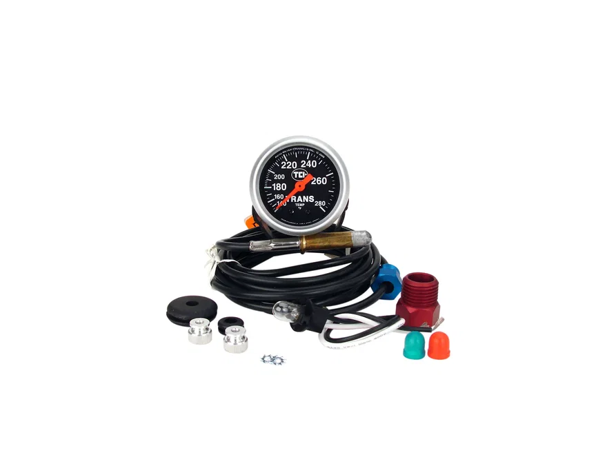 Black 2 1/16 Transmission Temperature Gauge