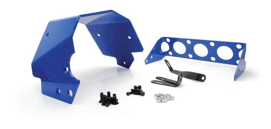 Blue Powerglide Aluminum Transmission Shield