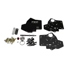 GM TH400 Billet Reverse Manual Pattern Valve Body w Engine Braking Blk anodized image 1