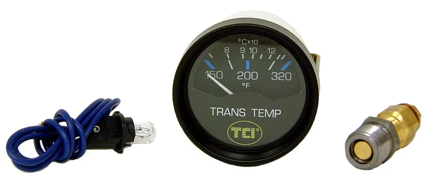 Black 2 5/8 Transmission Temperature Gauge