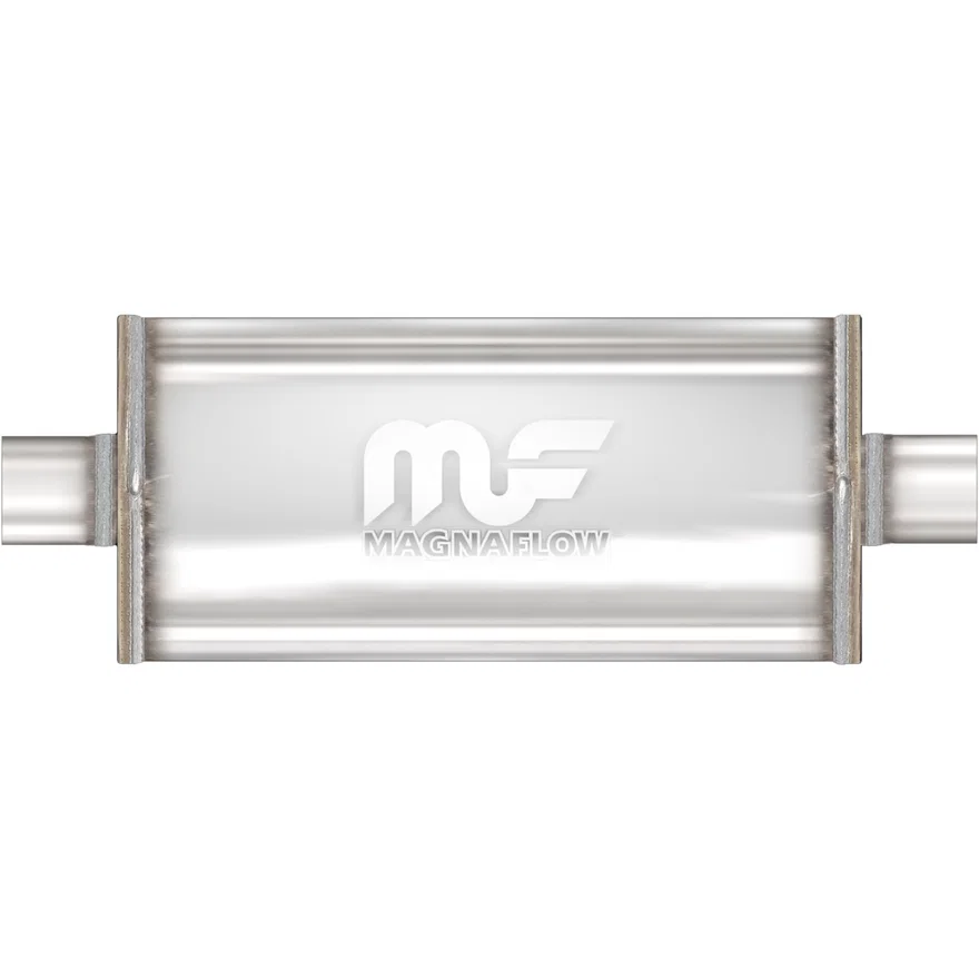 5 X 8in. Oval Straight-Through Performance Exhaust Muffler