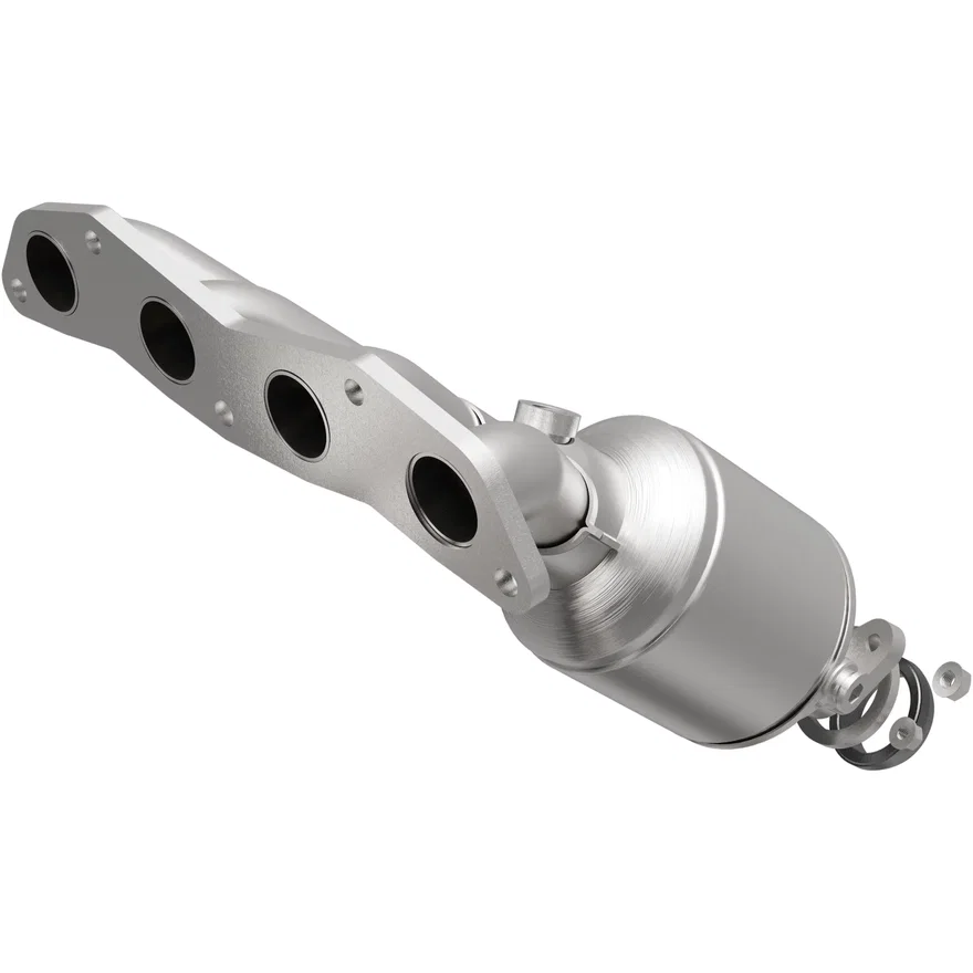 Front 2003-2004 Honda Civic 1.3L California Grade CARB Compliant Direct-Fit Manifold Catalytic Converter