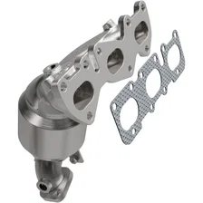 Rear OEM Grade Federal / EPA Compliant Direct-Fit Manifold Catalytic Converter image 1