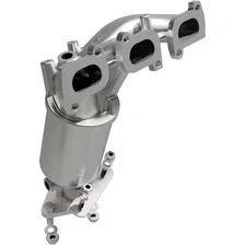 Front OEM Grade Federal / EPA Compliant Direct-Fit Manifold Catalytic Converter image 1