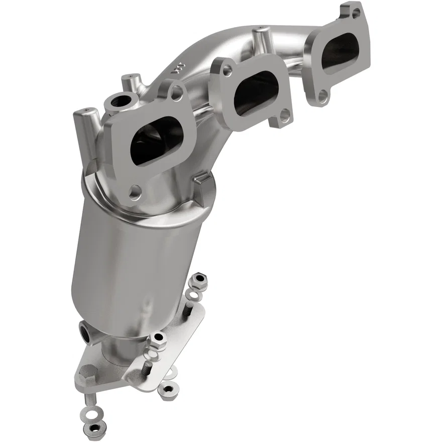 Front OEM Grade Federal / EPA Compliant Direct-Fit Manifold Catalytic Converter