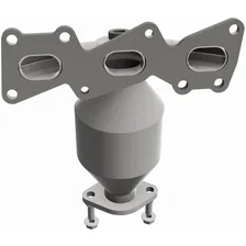 Front HM Grade Federal / EPA Compliant Direct-Fit Manifold Catalytic Converter image 4