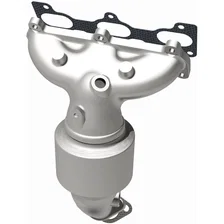 Front OEM Grade Federal / EPA Compliant Direct-Fit Manifold Catalytic Converter image 3