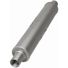 4in. Round Straight-Through Performance Exhaust Muffler image 3